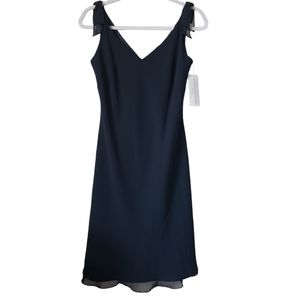 Evan-Picone Black Sleeveless Lined Cocktail Dress 6